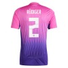 Dječji Nogometni Dres Njemačka Antonio Rudiger 2 Gostujući Euro 2024